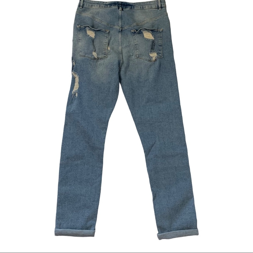 ASOS Design Factory Destroyed Super High Rise Jean - Picture 2 of 14